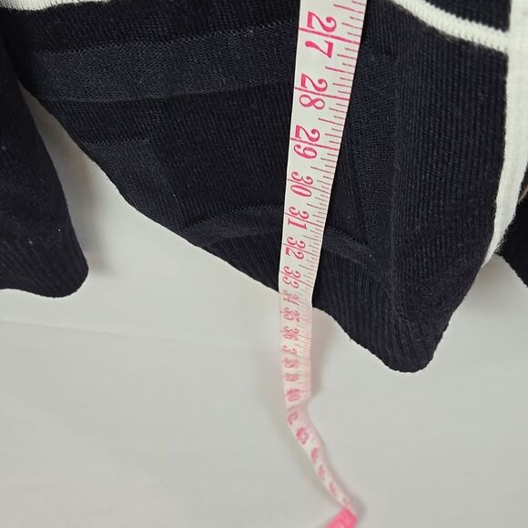 Stacy Adams Navy Blue Tan Plaid Quarter Zip Pullover Sweater Sz 5X - Picture 12 of 12